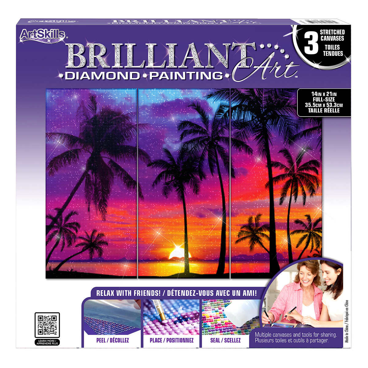 ArtSkills Brilliant Art Diamond Painting Kits, Select Design