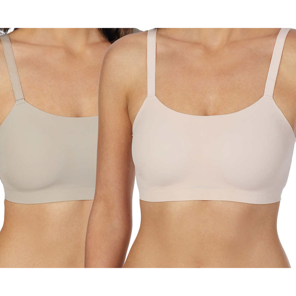 Shop 2 Pack Lightly Padded Bras with Detachable Straps Online