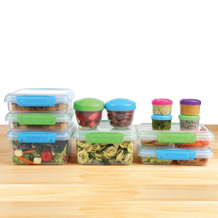 Sistema - 28 Piece Food Storage Container Set