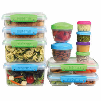 Sistema - 28 Piece Food Storage Container Set