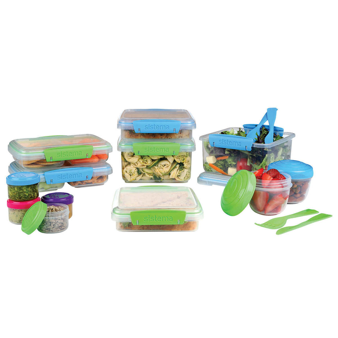 Sistema - 28 Piece Food Storage Container Set