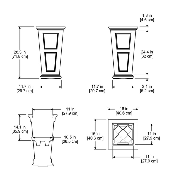 Mayne - Set of 2 planters