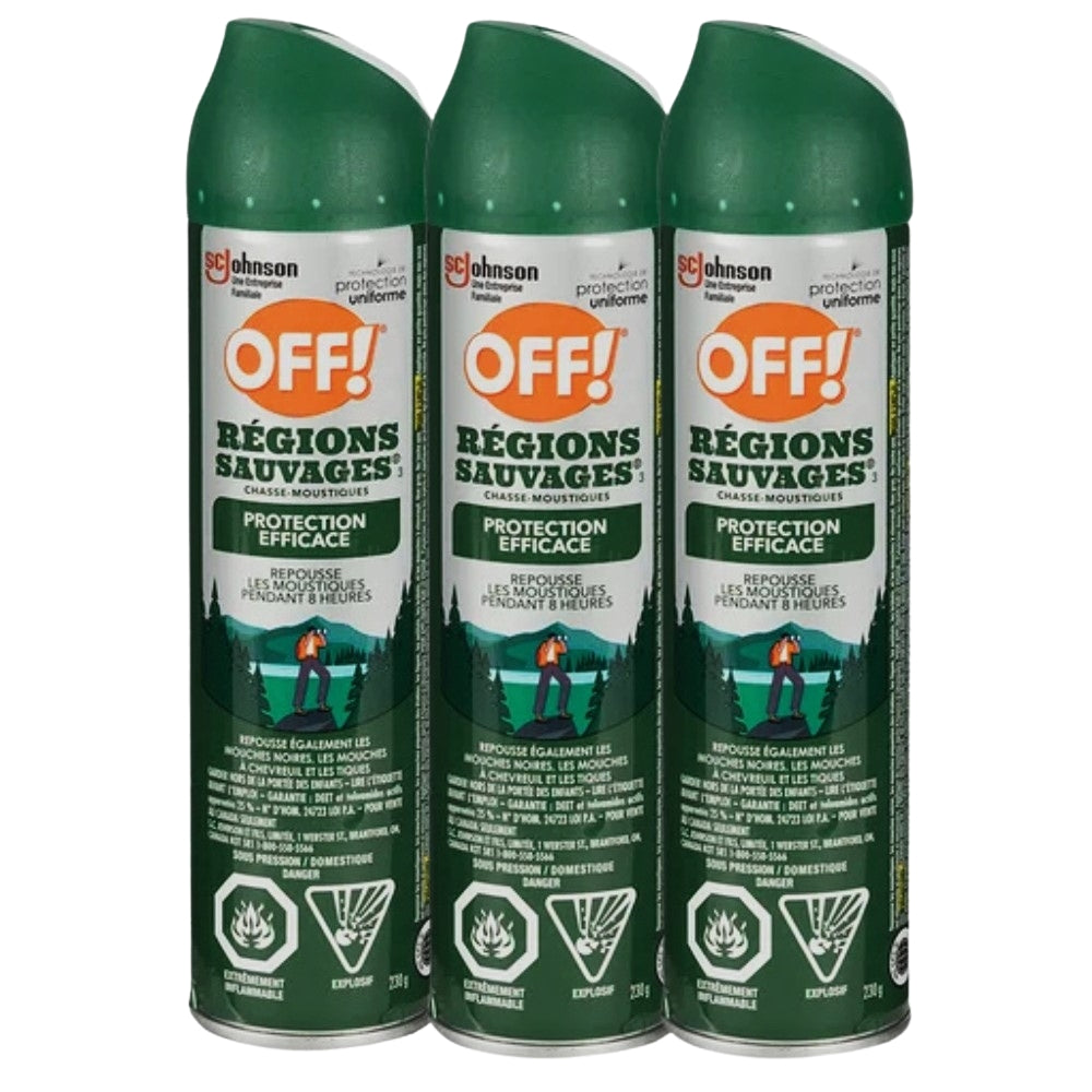 Johnson Deep Woods Insect Repellent - 255 g - 3-Pack