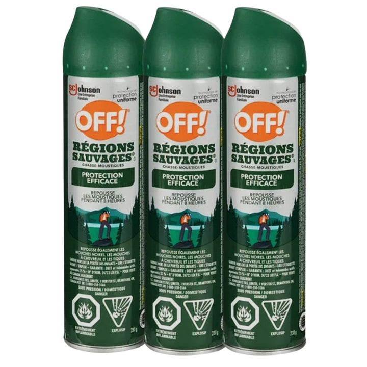 Johnson Deep Woods Insect Repellent - 255 g - 3-Pack