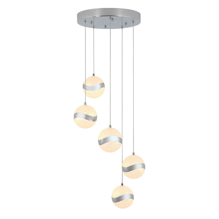 Artika - Luminaire à DEL à 5 lumières Wavey