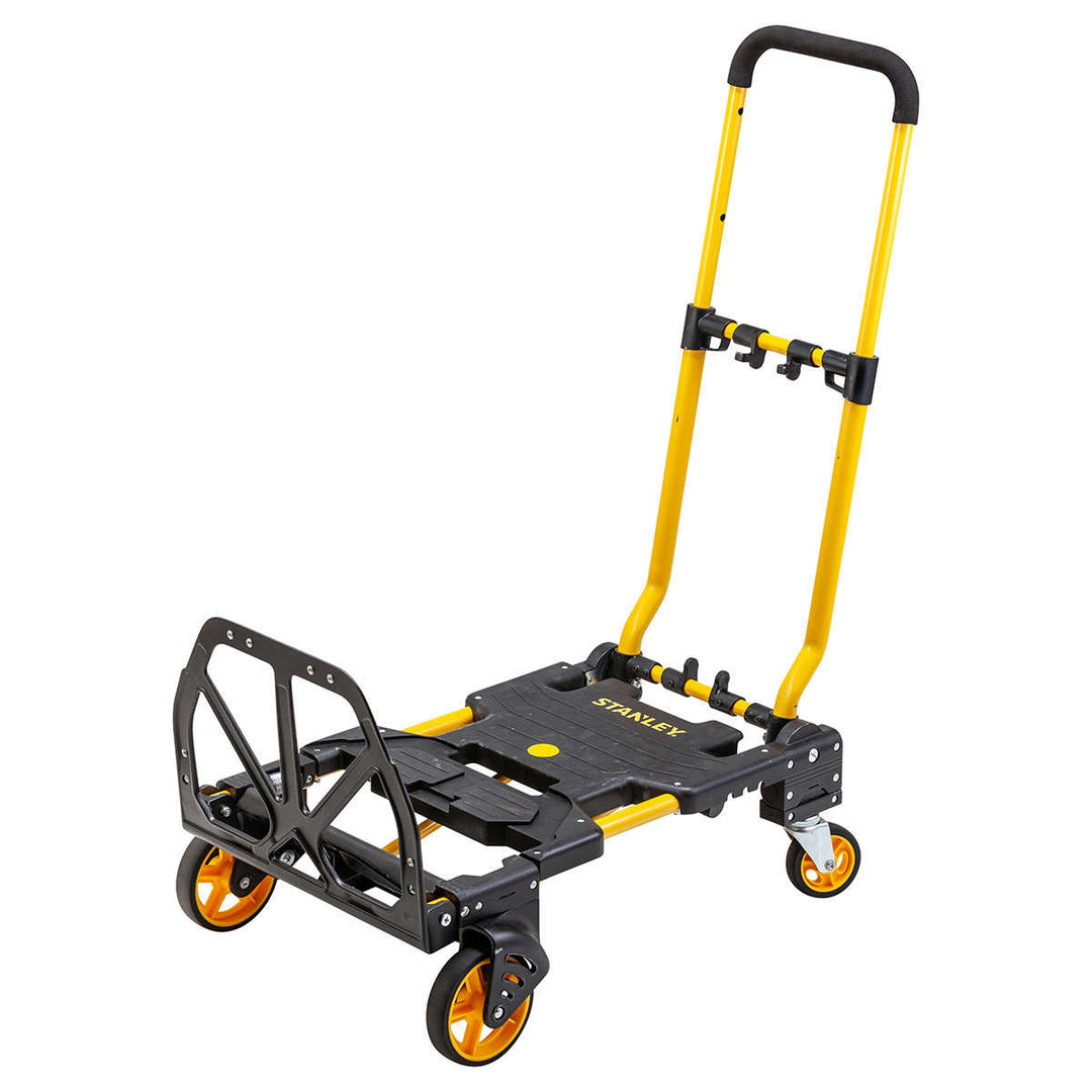 Stanley - 2-in-1 Foldable 4-Wheel Hand Truck with Telescopic Handle