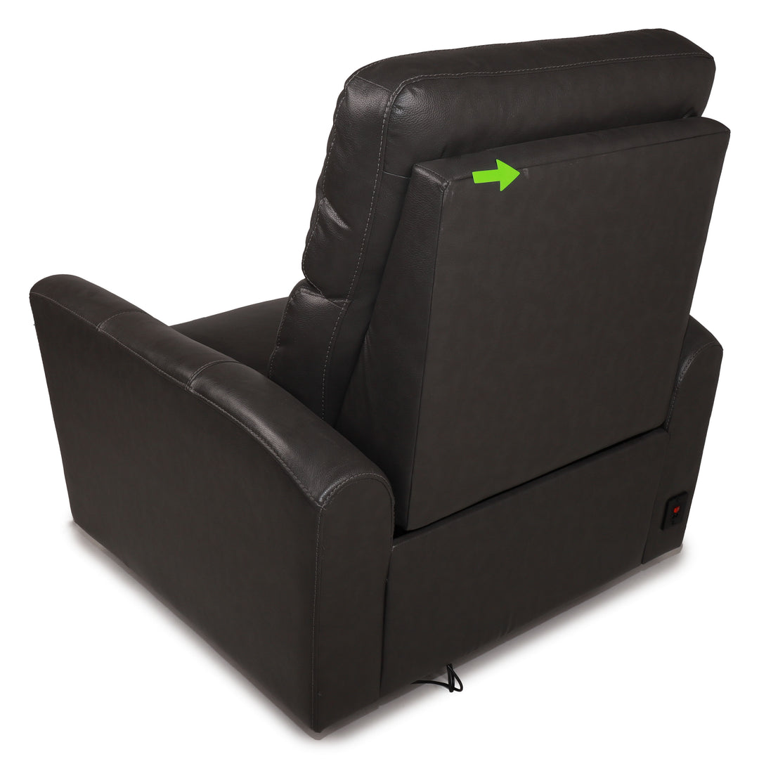 Northridge Home - Fauteuil contemporain inclinable en cuir