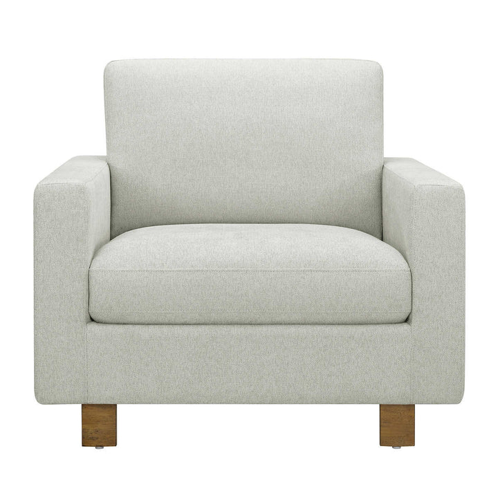 Thomasville - Fauteuil surdimensionné en tissu gris