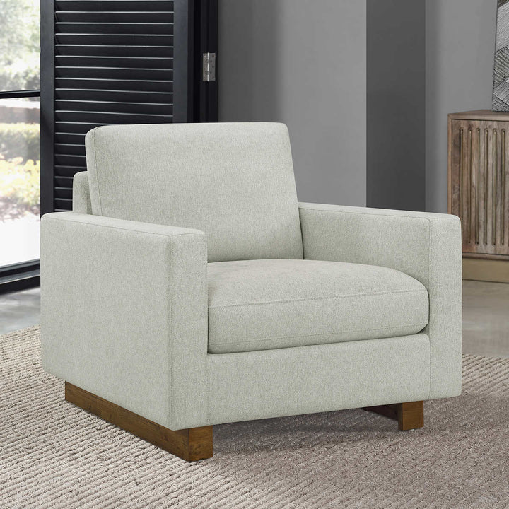 Thomasville - Fauteuil surdimensionné en tissu gris