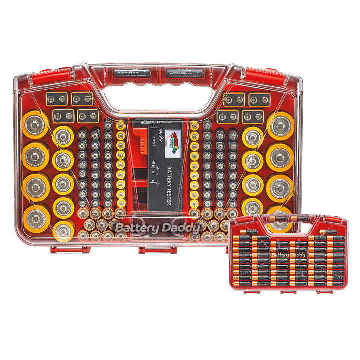 Battery Daddy - Ontel 180 Organiseur de batterie et étui de rangement