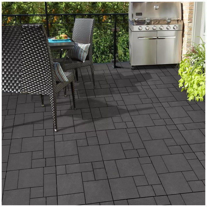 Multy Home - Lot de 10 carreaux de mosaïque pour terrasse