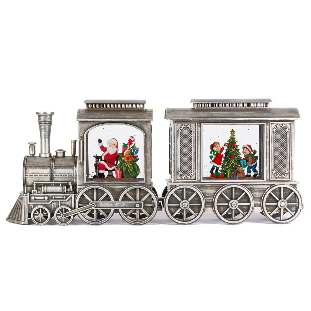 Holiday Express 2-Piece Train Set with Glitter