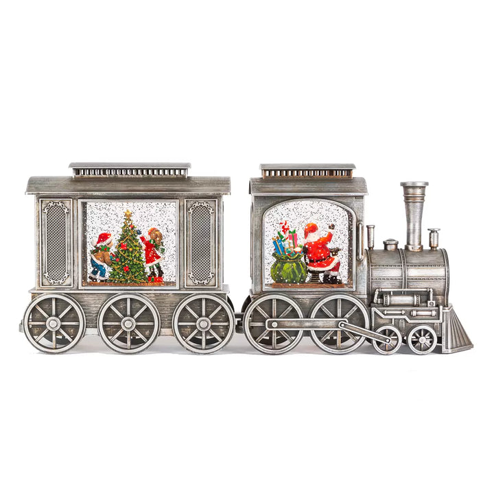 Holiday Express 2-Piece Train Set with Glitter