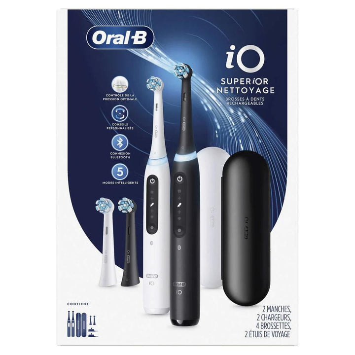 Oral-B Series 5 Rechargeable Electric Toothbrush, 2 Pack iO5