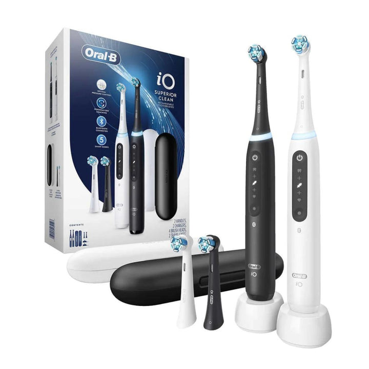 Oral-B - Brosse à dents électrique rechargeable série 5, lot de 2 iO5