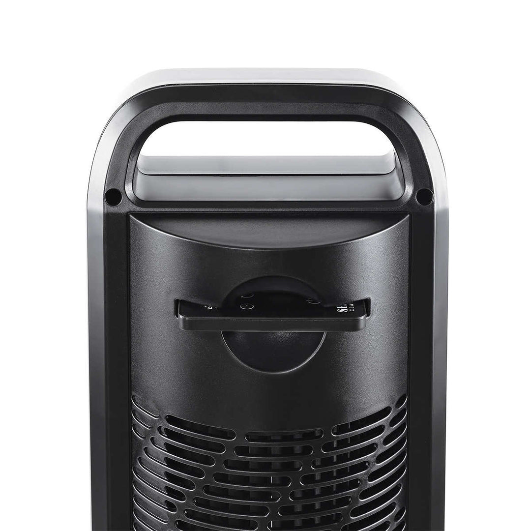 Seville Oscillating Black Tower Fan with Touch Controls