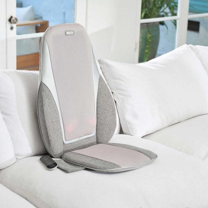 HoMedics - Shiatsu + Coussin de massage pétrissant et vibrant avec chaleur