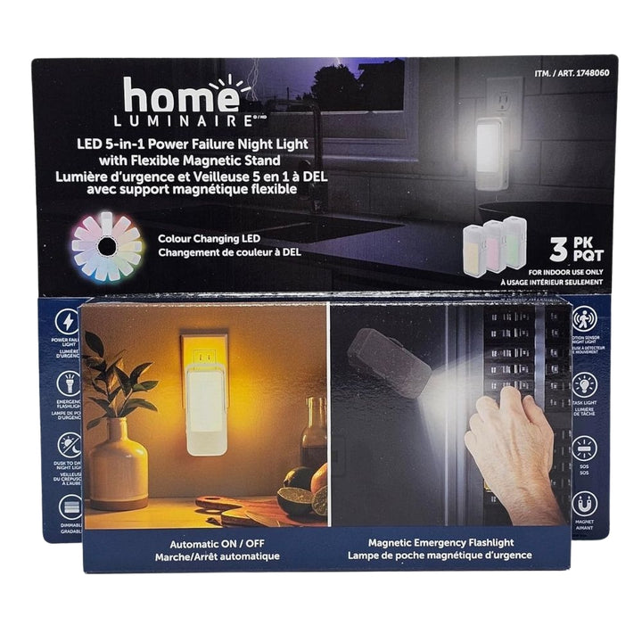 Home Luminaire - Ensemble de 3 Lumières 5 en 1