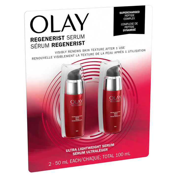 Olay - Sérum micro-sculptant Regenerist, 2 x 50 ml