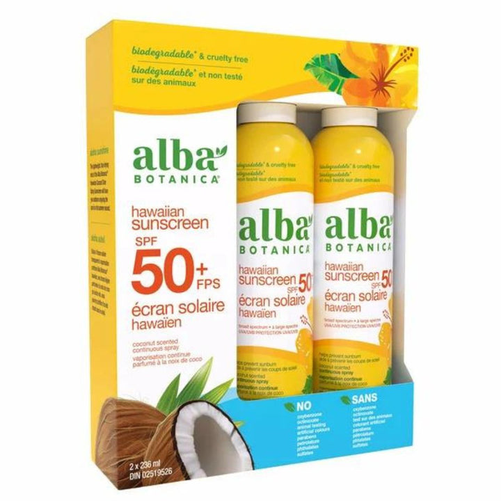 Alba Botanica - Écran solaire à la noix de coco hawaïenne