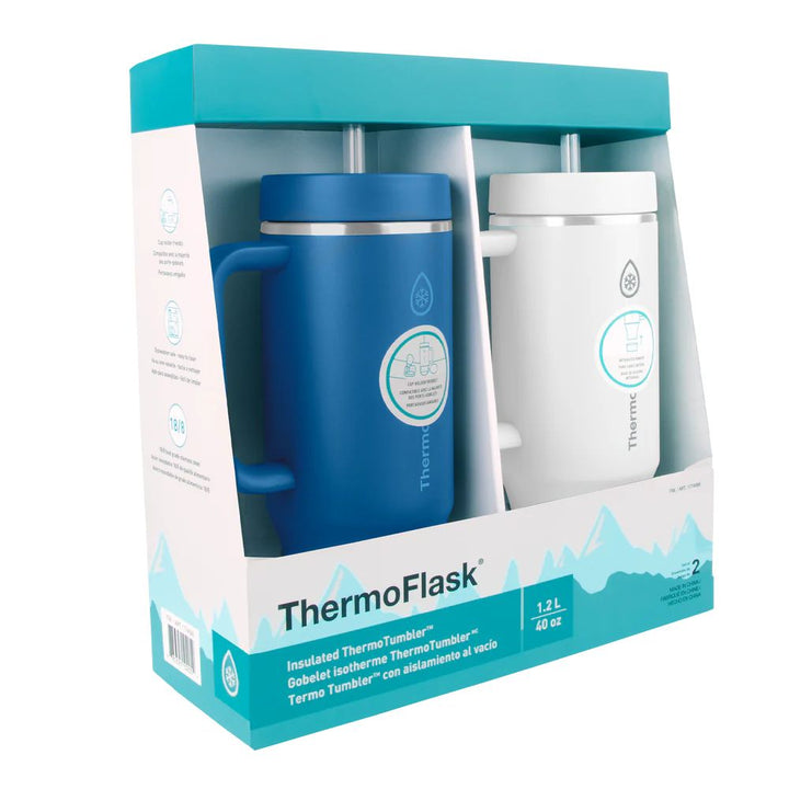 ThermoFlask - Lot de deux gobelets 40 oz