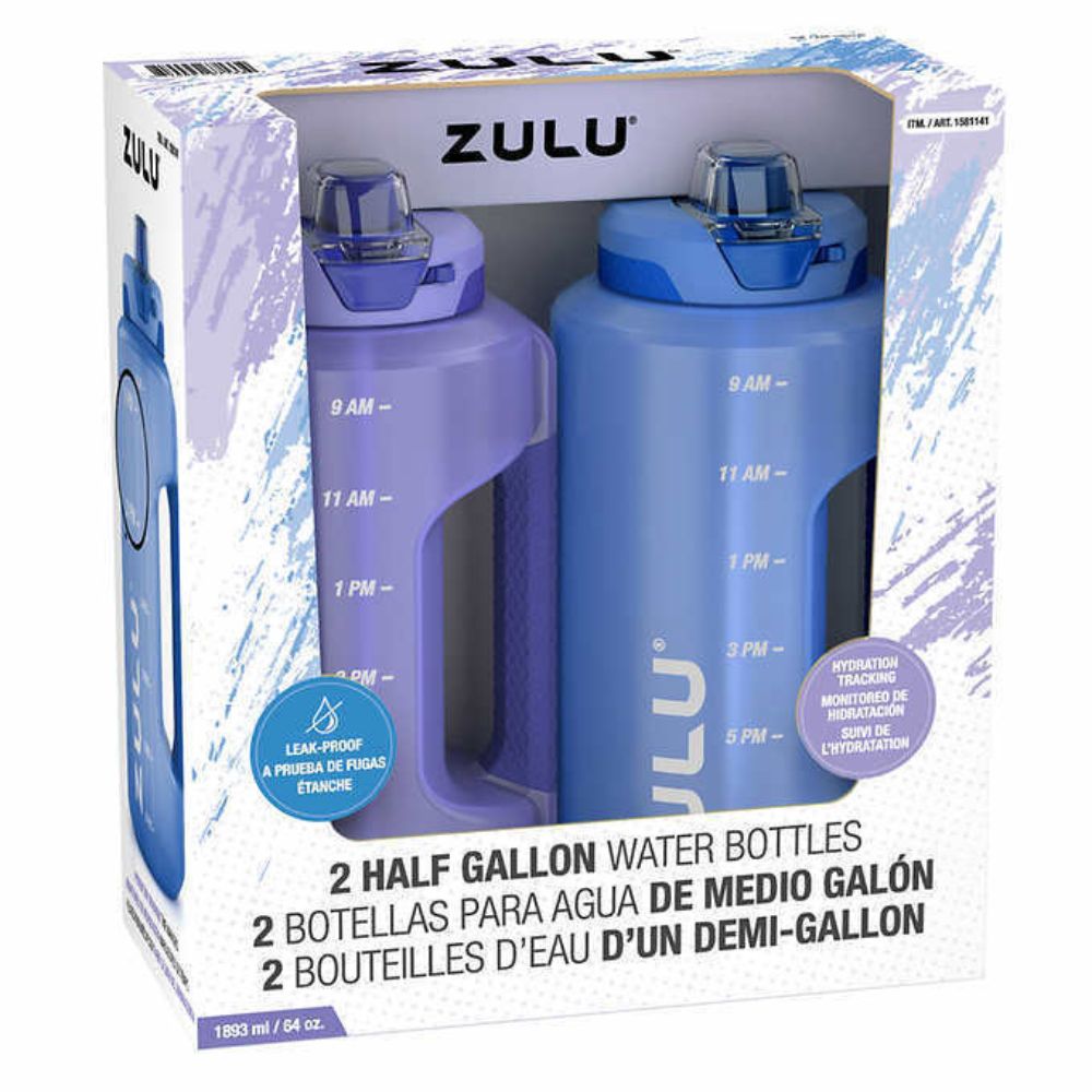 Zulu Water Bottle - 2-Pack