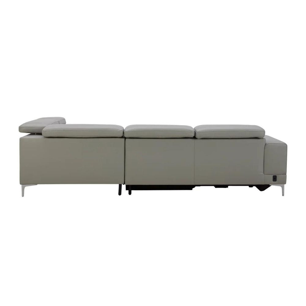 Aiden & Ivy 2-Piece Leather Power Reclining Sectional