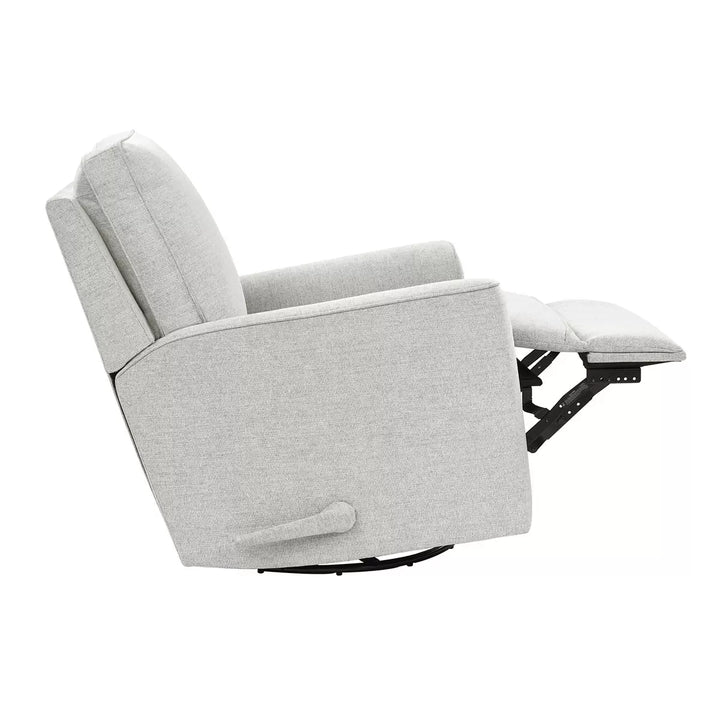 True Innovations - Fauteuil inclinable pivotant en tissu gris Paxley