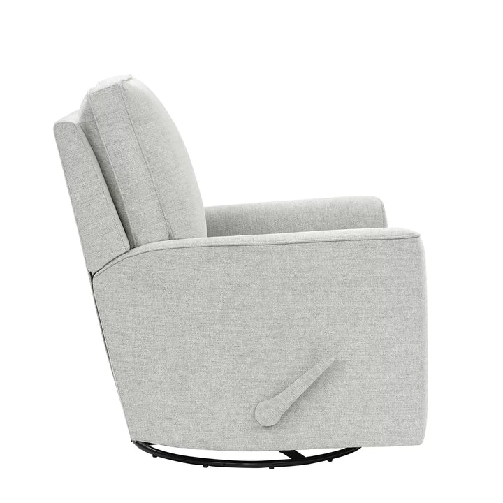 True Innovations - Fauteuil inclinable pivotant en tissu gris Paxley