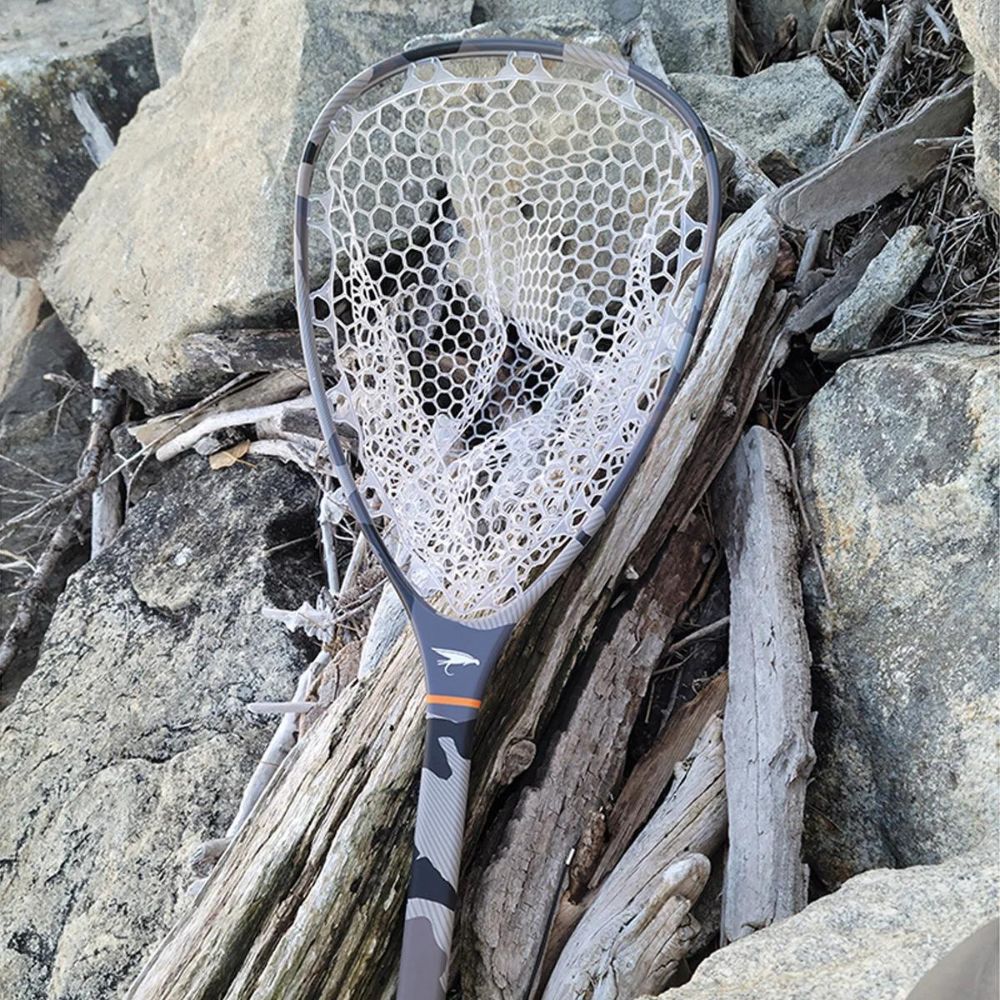 Wetfly - Grand filet de pêche en fibre carbone