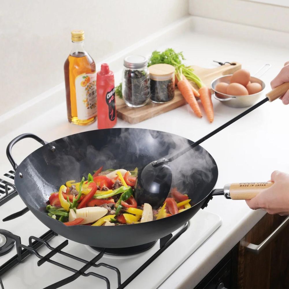 Cook-Pal Carbon Steel Wok