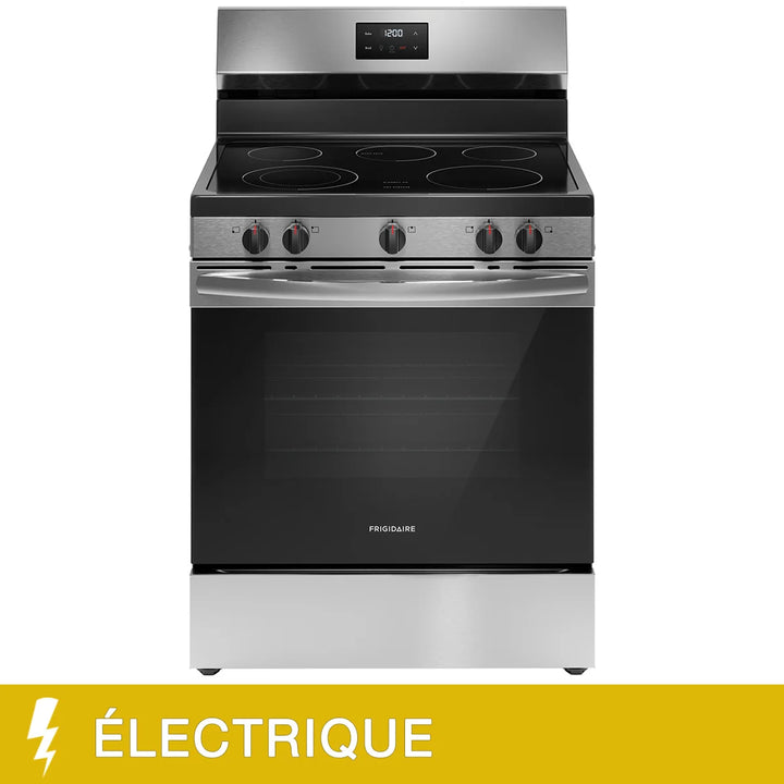 Frigidaire - Cuisinière électrique de 30 po, 5,3 pi³