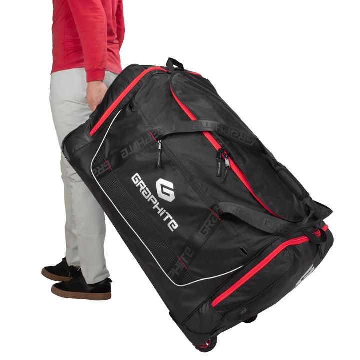 Graphite Wheeled Hockey Bag