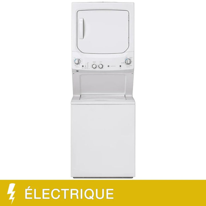 GE - Ensemble laveuse-sécheuse unifié électrique