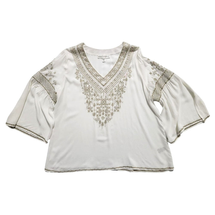 Chelsea & Theodore Embroidered Top