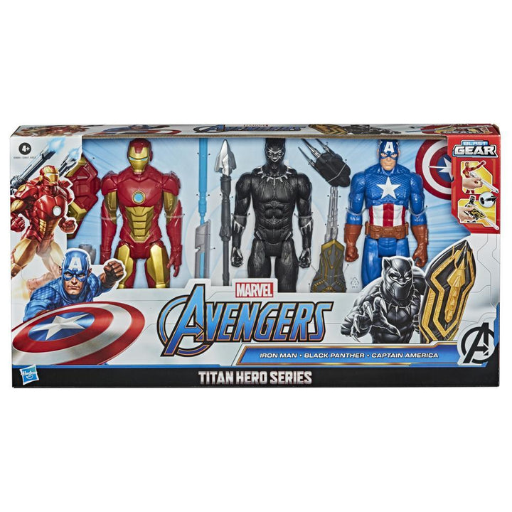 Marvel - Avengers Titan Hero, Série Blast Gear - ensemble de 3 figurines