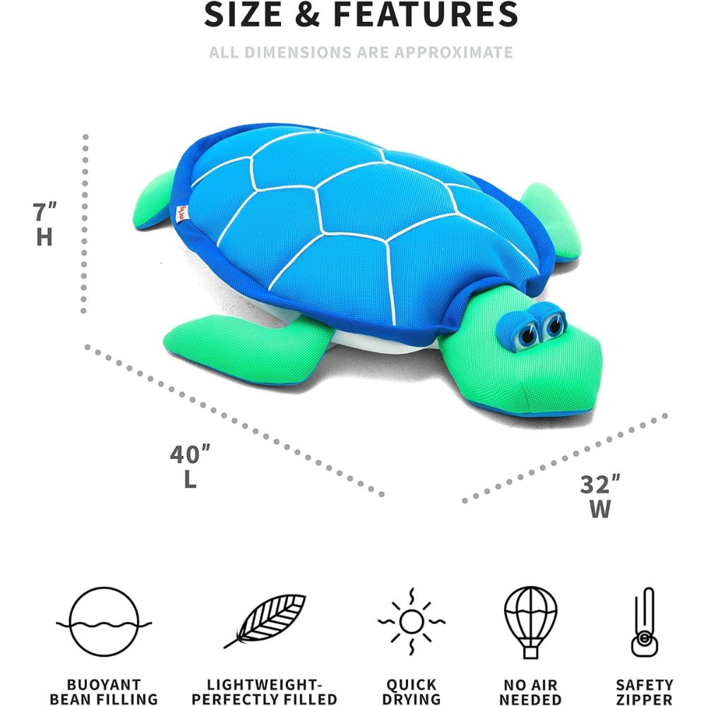 Big Joe - Pool Petz Jouet flottant en forme de tortue en maille