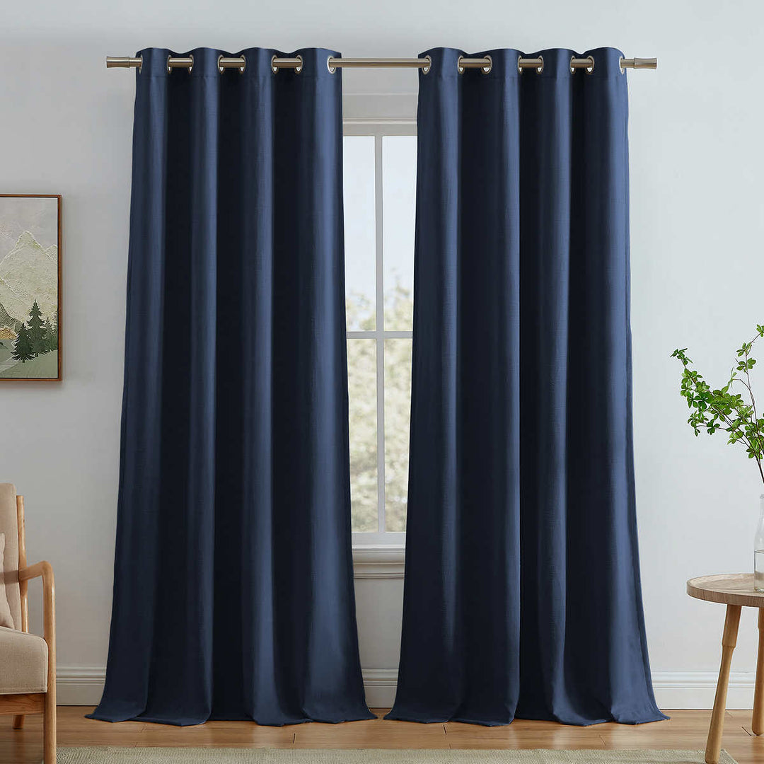 SUN+BLK Total Bkackout Curtain Panels - 2-Pack