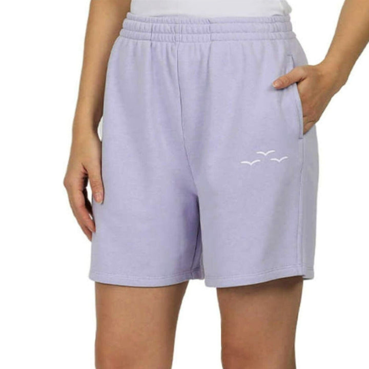 Lazypants  - Pantalon court taille haute en coton doux