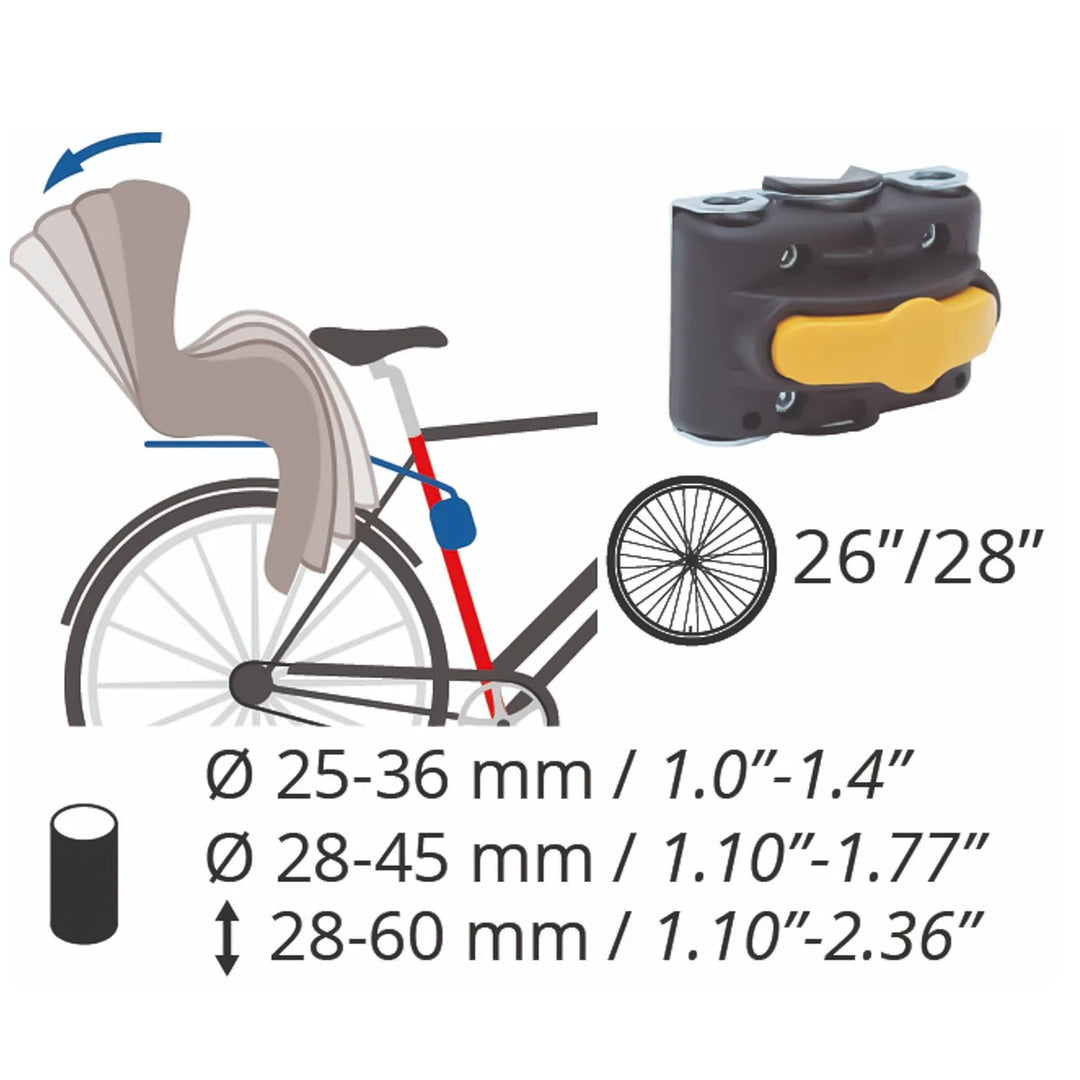 Bellelli - Porte-bébé arrière PEPE Standard pour bicyclette