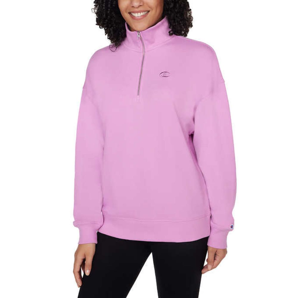 Champion - Women's Half Zip Sweater