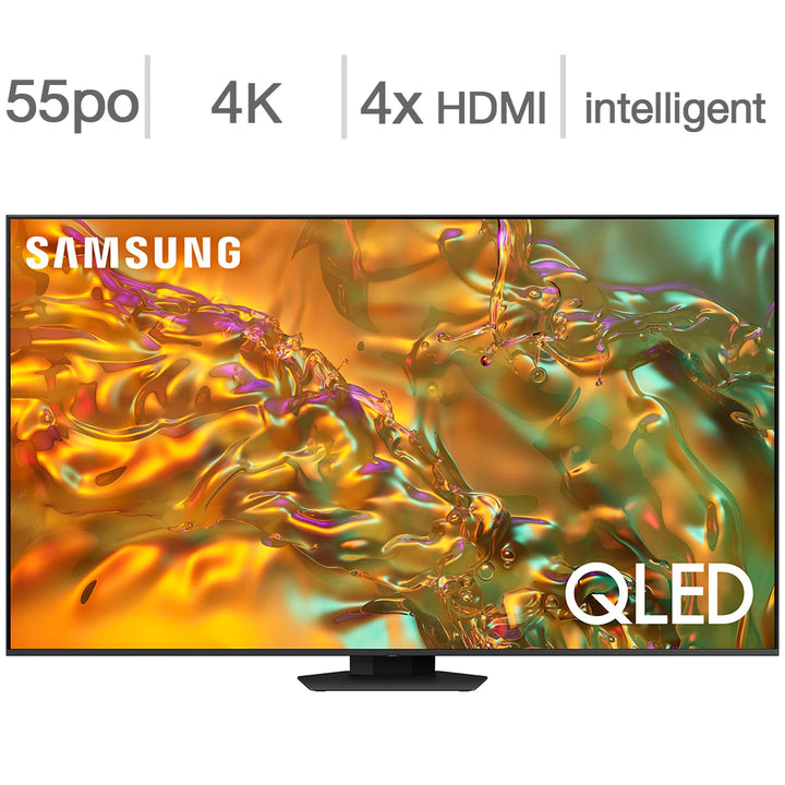 Samsung - Téléviseur LCD QLED 4K UHD classe 55 po - série Q80D