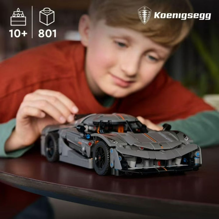 LEGO Technic - L’hypervoiture Koenigsegg Jesko Absolut grise - 42173