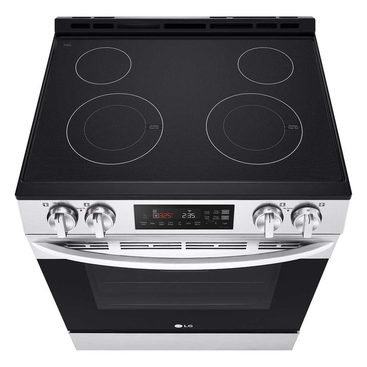 LG - Cuisinière encastrable à convection avec ventilateur électrique de 30 po et 6,3 pi³