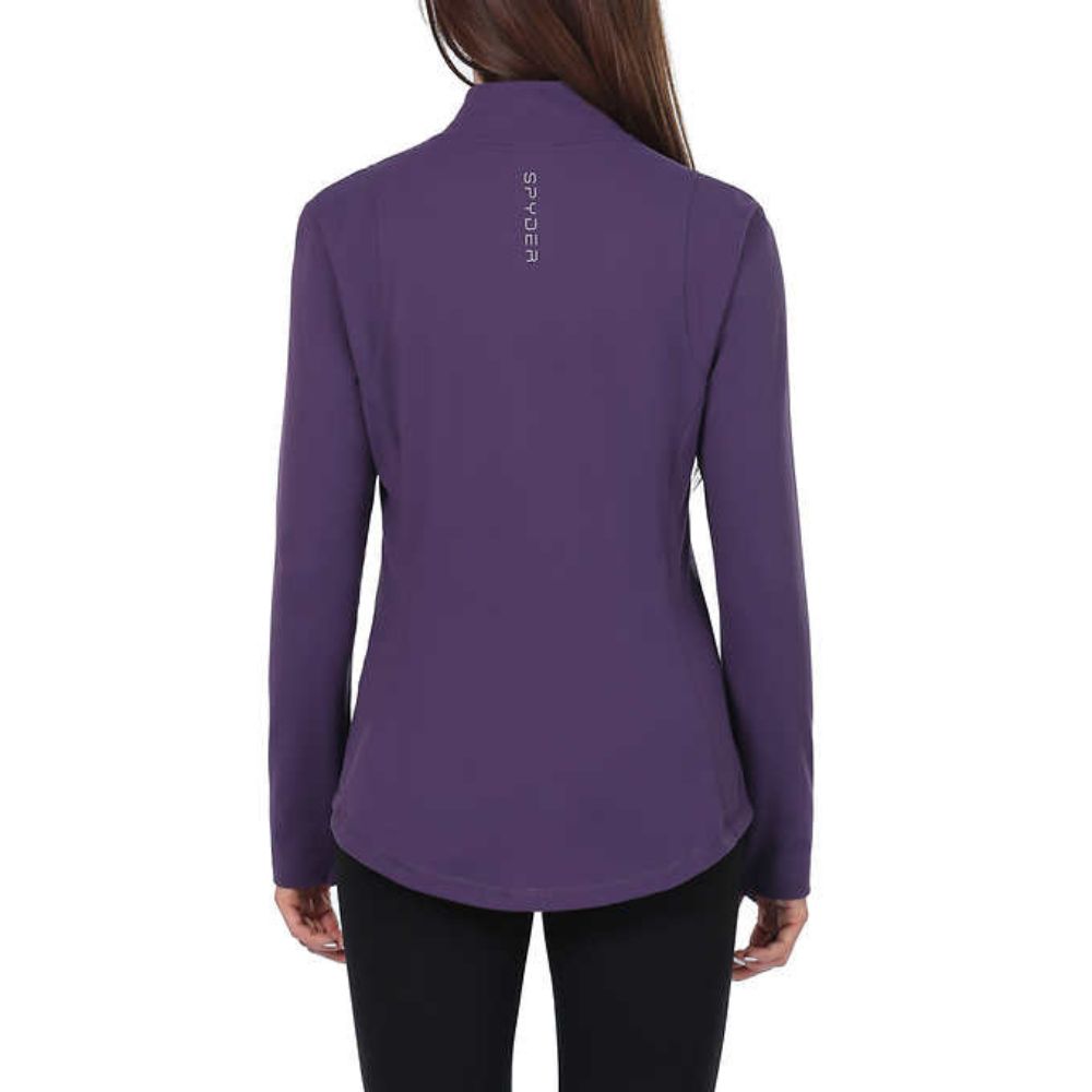 Apana Active Wear Yoga Hooded Full Zip Jacket White Purple Reptile