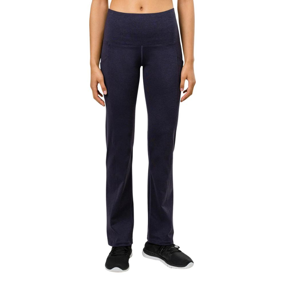 Tuff Athletics – Pantalon long de yoga (coupe droite) pour femme