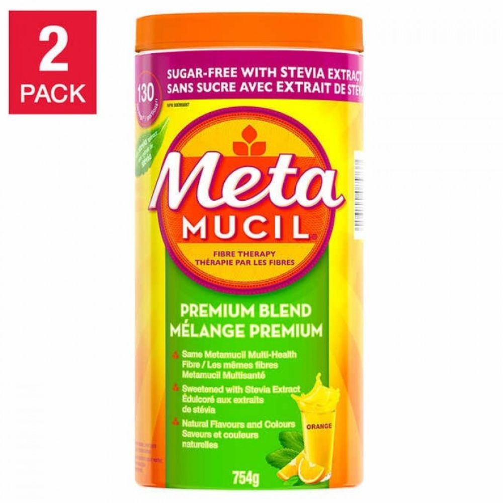 Metamucil - Mélange de fibres thérapeutiques, paquet de 2