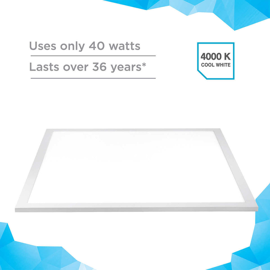 Luminus 2' x 2' LED Ceiling Panel, Dimmable