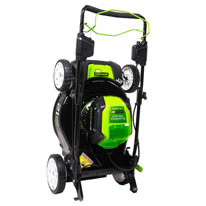 Greenworks Pro - Tondeuse automotrice 3-en-1 de 21 po et de 80 V