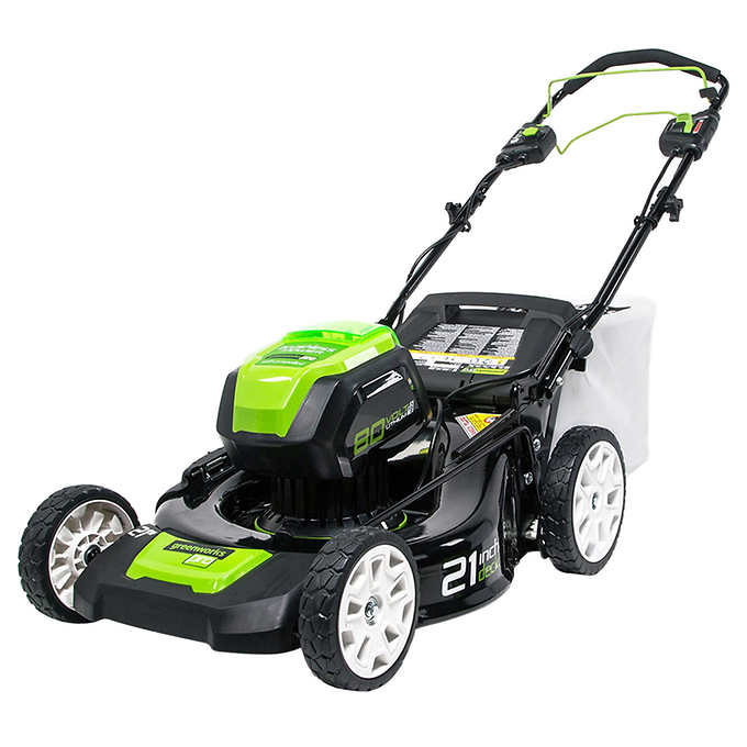 Greenworks Pro - Tondeuse automotrice 3-en-1 de 21 po et de 80 V